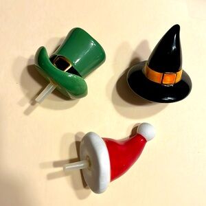 Nora Fleming holiday hats collection!